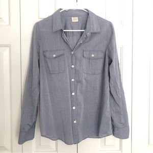 2/$10! J. Crew Chambray Button Down Shirt